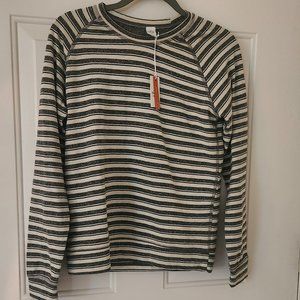 NWT Reversible Marine Layer Striped Long Sleeve Shirt
